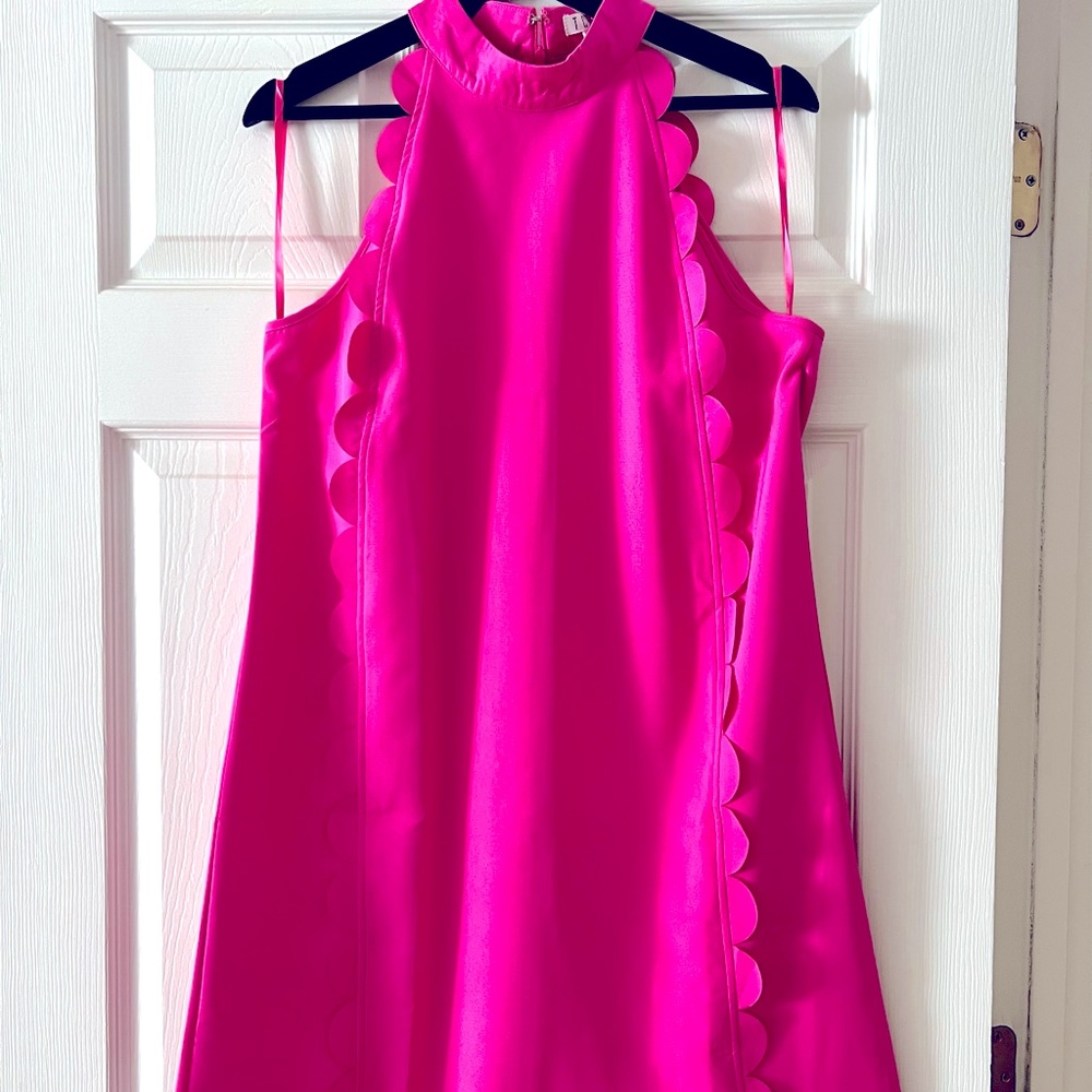PINK HALTER Boutique Dress